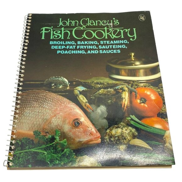 John Clancy Fish Cookery Vintage Cookbook 70s Recipes Broiling Poaching Sauces - Picture 13 of 13